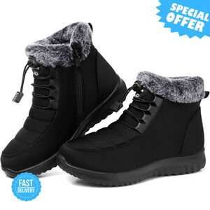 BRAND NEW SHIBEVER Winter Boots - Fur Lined, Water Resistant, Adjustable